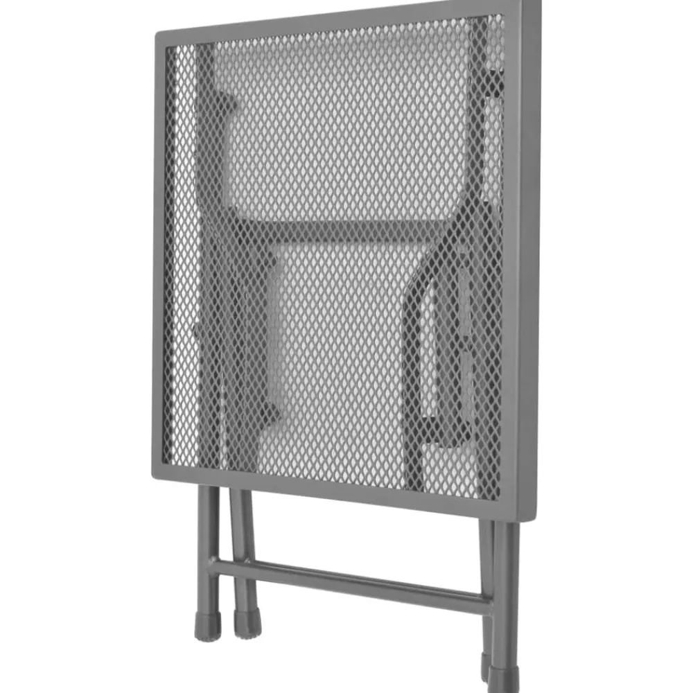 Maison Exclusive Bains De Soleil, Transats Et Hamacs | - Chaises longues lot de 2 avec table acier anthracite