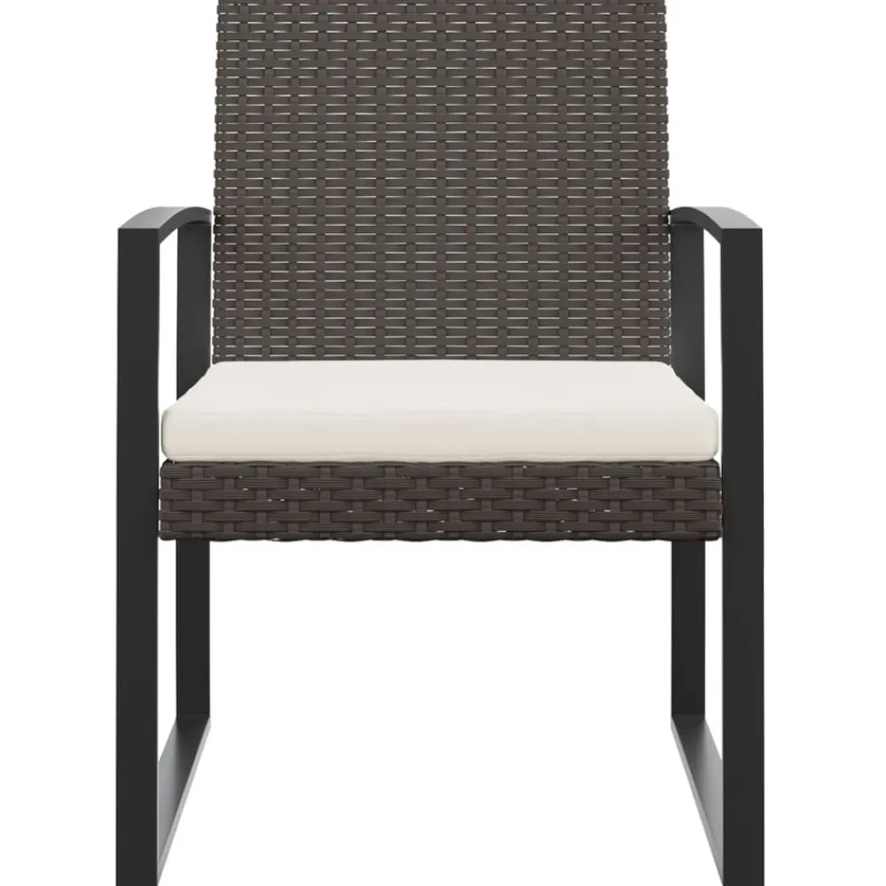 Maison Exclusive - Chaises à manger de jardin lot de 2 noir rotin pp Best