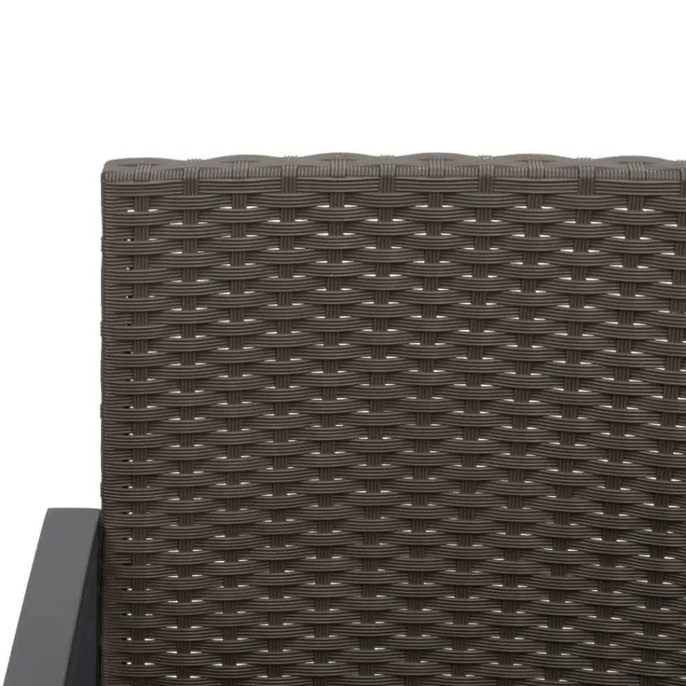 Maison Exclusive - Chaises à manger de jardin lot de 2 noir rotin pp Best