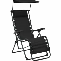 Maison Exclusive - Chaises pliables de terrasse lot de 2 textilène noir Clearance