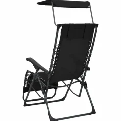 Maison Exclusive - Chaises pliables de terrasse lot de 2 textilène noir Clearance