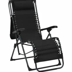 Maison Exclusive - Chaises pliables de terrasse lot de 2 textilène noir Clearance