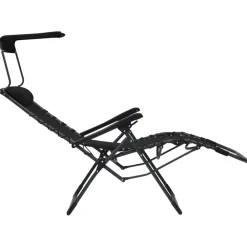 Maison Exclusive - Chaises pliables de terrasse lot de 2 textilène noir Clearance