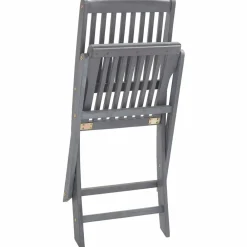 Maison Exclusive - Chaises pliables d'extérieur lot de 6 et coussins bois d'acacia Discount