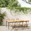 Maison Exclusive - Chaises pliables de jardin lot de 6 acier bois d'acacia massif New