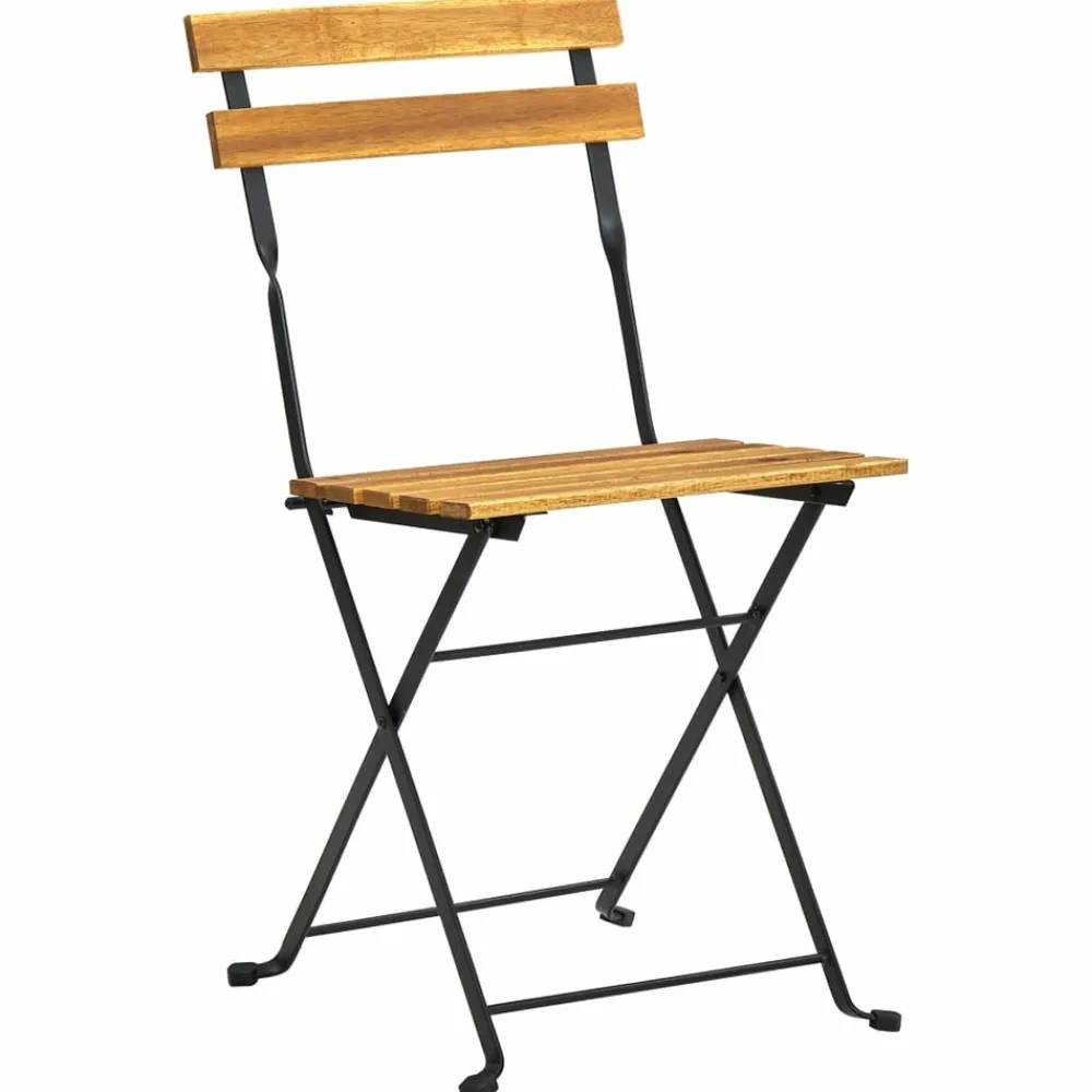 Maison Exclusive - Chaises pliables de jardin lot de 6 acier bois d'acacia massif New