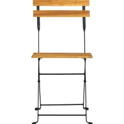 Maison Exclusive - Chaises pliables de jardin lot de 6 acier bois d'acacia massif New