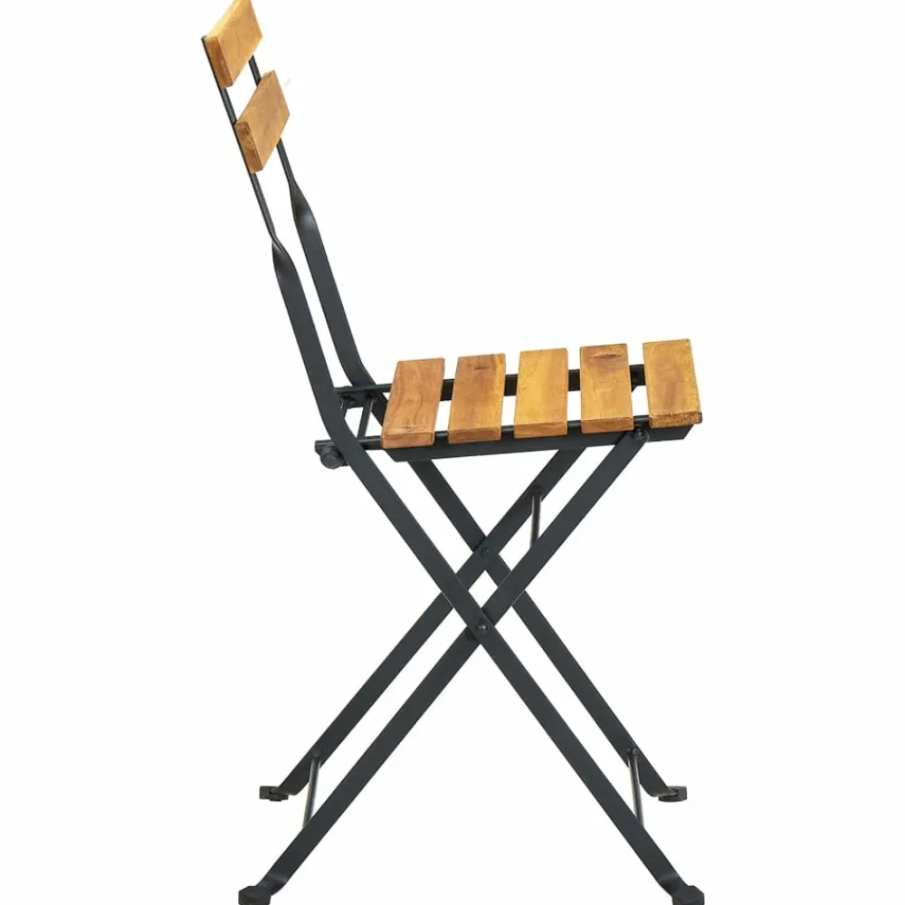 Maison Exclusive - Chaises pliables de jardin lot de 6 acier bois d'acacia massif New
