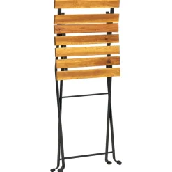 Maison Exclusive - Chaises pliables de jardin lot de 6 acier bois d'acacia massif New