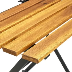 Maison Exclusive - Chaises pliables de jardin lot de 6 acier bois d'acacia massif New