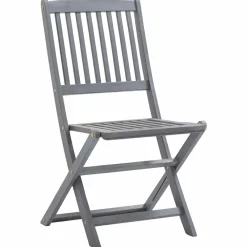 Maison Exclusive - Chaises pliables d'extérieur lot de 4 et coussins bois d'acacia Sale