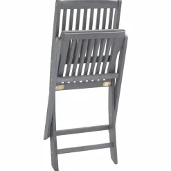 Maison Exclusive - Chaises pliables d'extérieur lot de 4 et coussins bois d'acacia Sale