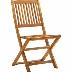 Maison Exclusive - Chaises pliables d'extérieur lot de 2 bois d'acacia solide New