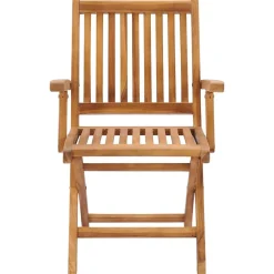 Maison Exclusive - Chaises pliables de jardin avec coussins lot de 4 teck solide Best