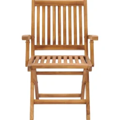 Maison Exclusive - Chaises pliables de jardin lot de 4 bois de teck solide New