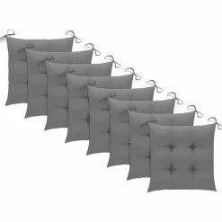 Maison Exclusive - Chaises pliables d'extérieur et coussins lot de 8 bois d'acacia Online