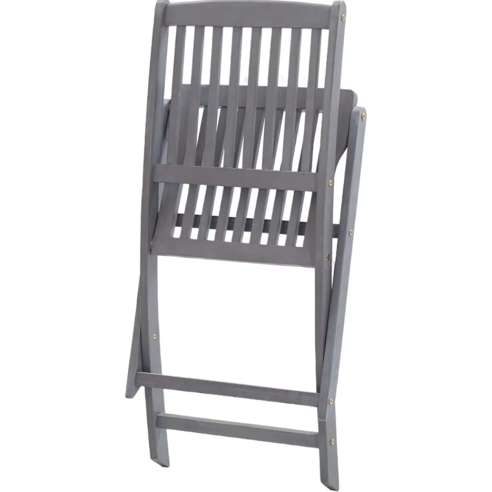 Maison Exclusive - Chaises pliables d'extérieur lot de 8 et coussins bois d'acacia Online