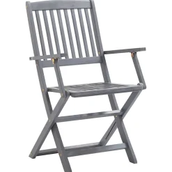 Maison Exclusive - Chaises pliables d'extérieur lot de 6 et coussins bois d'acacia Discount