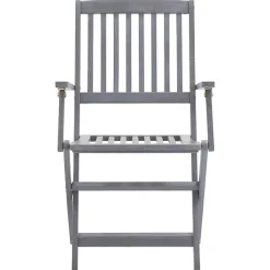 Maison Exclusive - Chaises pliables d'extérieur lot de 6 et coussins bois d'acacia Discount