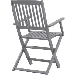 Maison Exclusive - Chaises pliables d'extérieur lot de 6 et coussins bois d'acacia Discount