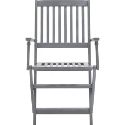 Maison Exclusive - Chaises pliables d'extérieur lot de 2 et coussins bois d'acacia Sale
