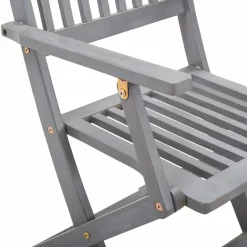 Maison Exclusive - Chaises pliables d'extérieur lot de 2 et coussins bois d'acacia Sale
