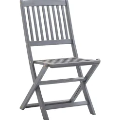 Maison Exclusive Tables Et Chaises De Jardin | - Chaises pliables d'extérieur lot de 6 et coussins bois d'acacia
