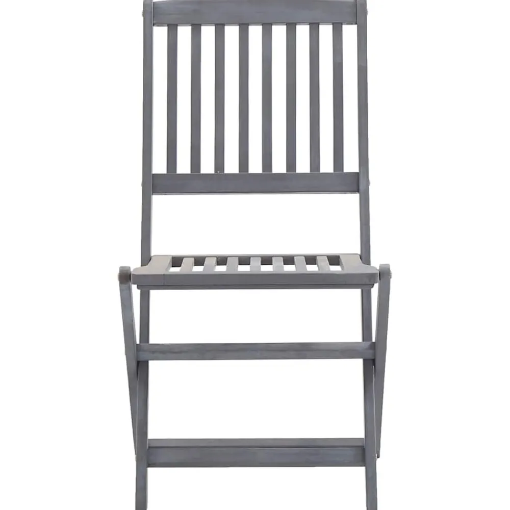 Maison Exclusive Tables Et Chaises De Jardin | - Chaises pliables d'extérieur lot de 6 et coussins bois d'acacia