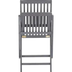 Maison Exclusive Tables Et Chaises De Jardin | - Chaises pliables d'extérieur lot de 6 et coussins bois d'acacia