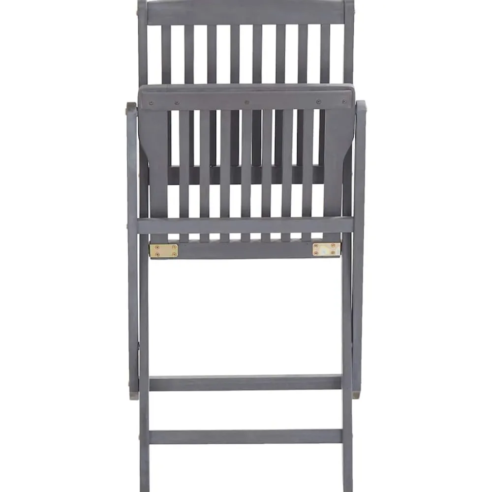 Maison Exclusive Tables Et Chaises De Jardin | - Chaises pliables d'extérieur lot de 6 et coussins bois d'acacia
