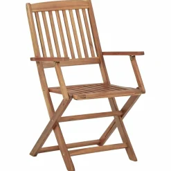 Maison Exclusive - Chaises pliables d'extérieur et coussins lot de 8 bois d'acacia Online
