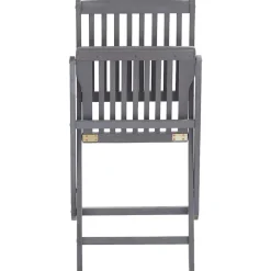 Maison Exclusive - Chaises pliables d'extérieur lot de 6 et coussins bois d'acacia Best