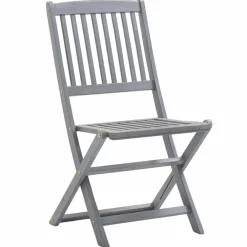 Maison Exclusive - Chaises pliables d'extérieur lot de 8 et coussins bois d'acacia Best