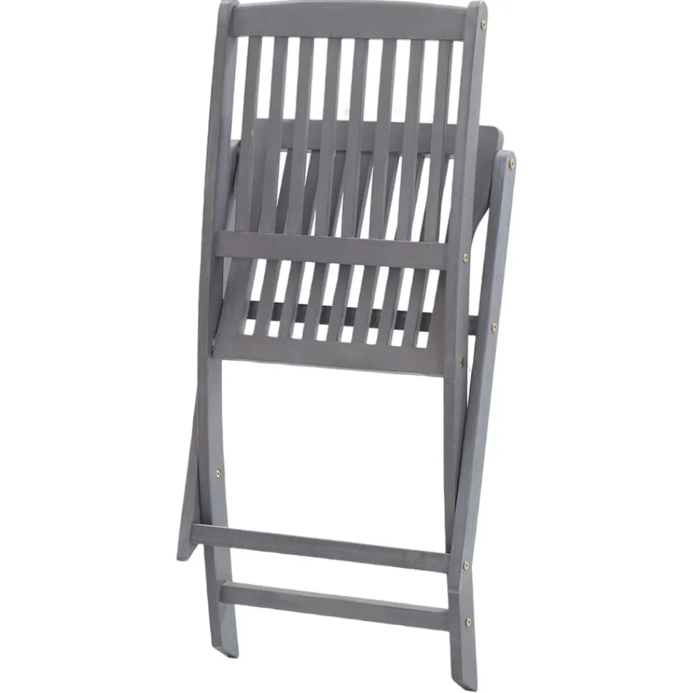 Maison Exclusive - Chaises pliables d'extérieur lot de 8 et coussins bois d'acacia Best