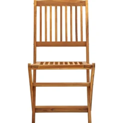 Maison Exclusive - Chaises pliables d'extérieur lot de 4 bois d'acacia solide New