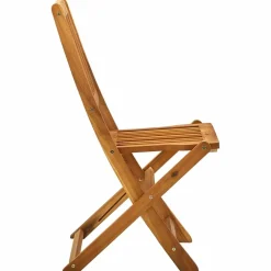 Maison Exclusive - Chaises pliables d'extérieur lot de 4 bois d'acacia solide New