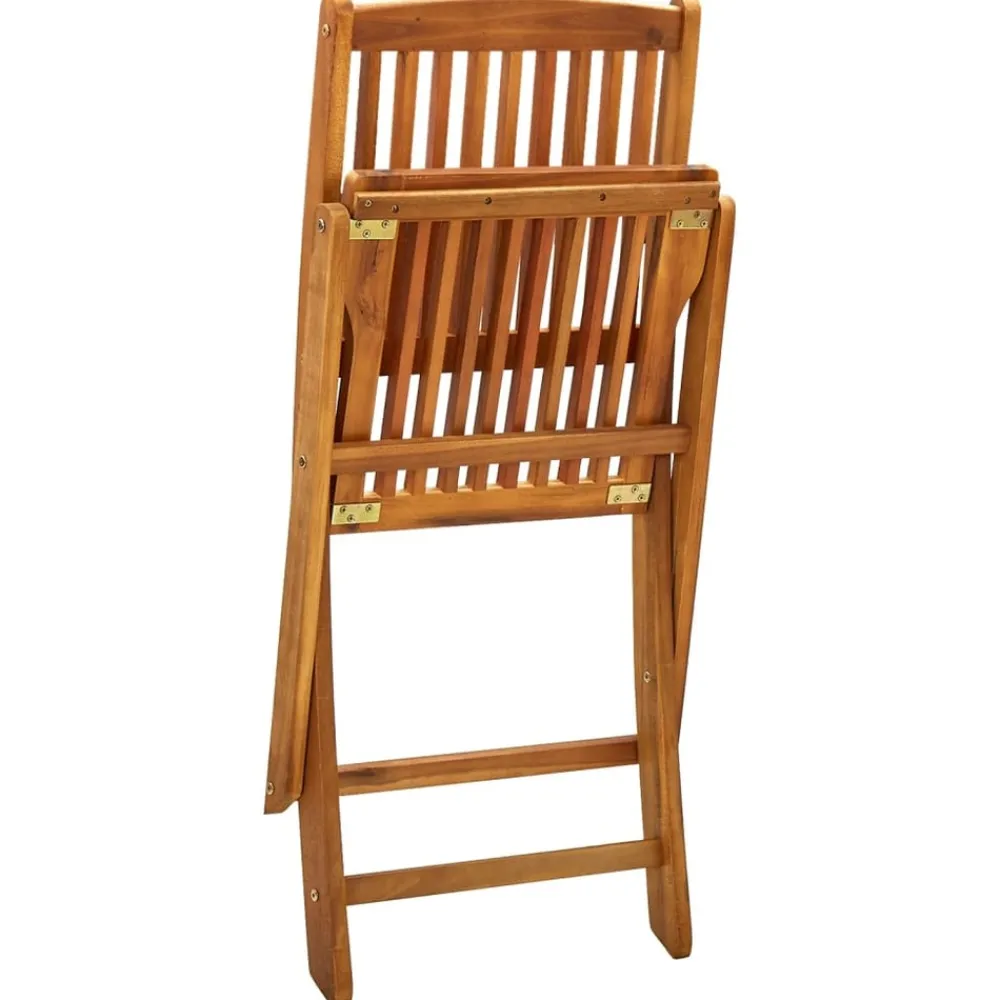 Maison Exclusive - Chaises pliables d'extérieur lot de 4 bois d'acacia solide New