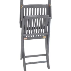 Maison Exclusive - Chaises pliables d'extérieur lot de 8 et coussins bois d'acacia Discount