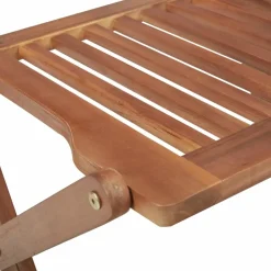 Maison Exclusive - Chaises pliables d'extérieur lot de 8 bois d'acacia solide Hot