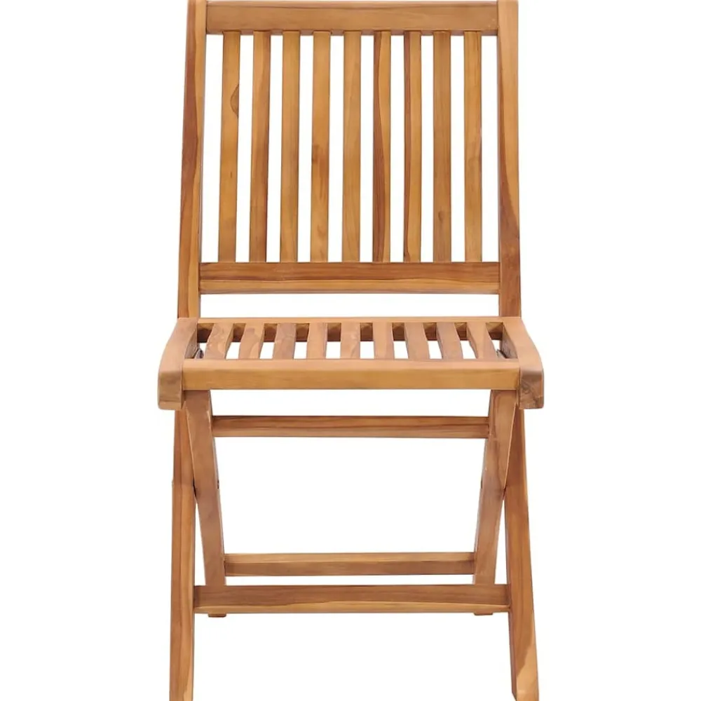 Maison Exclusive - Chaises pliables de jardin avec coussins lot de 4 teck solide Sale