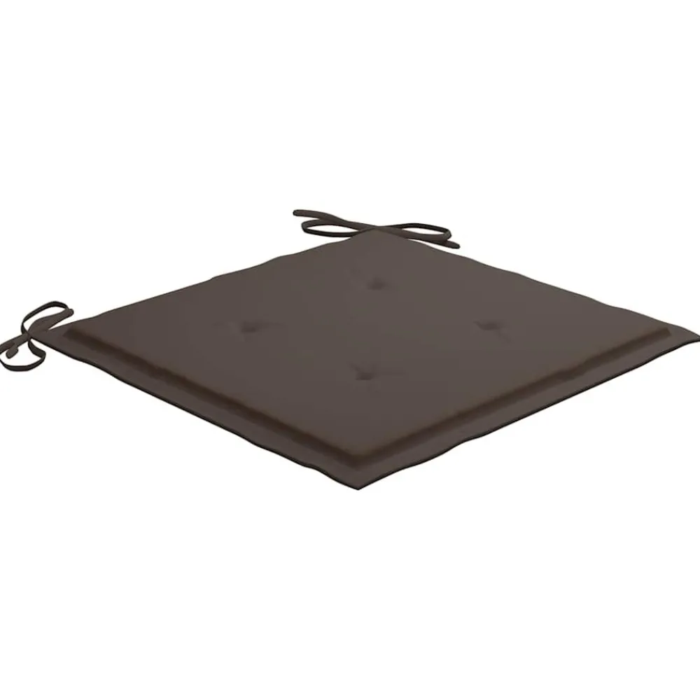 Maison Exclusive - Chaises pliables de jardin avec coussins lot de 4 teck solide Sale