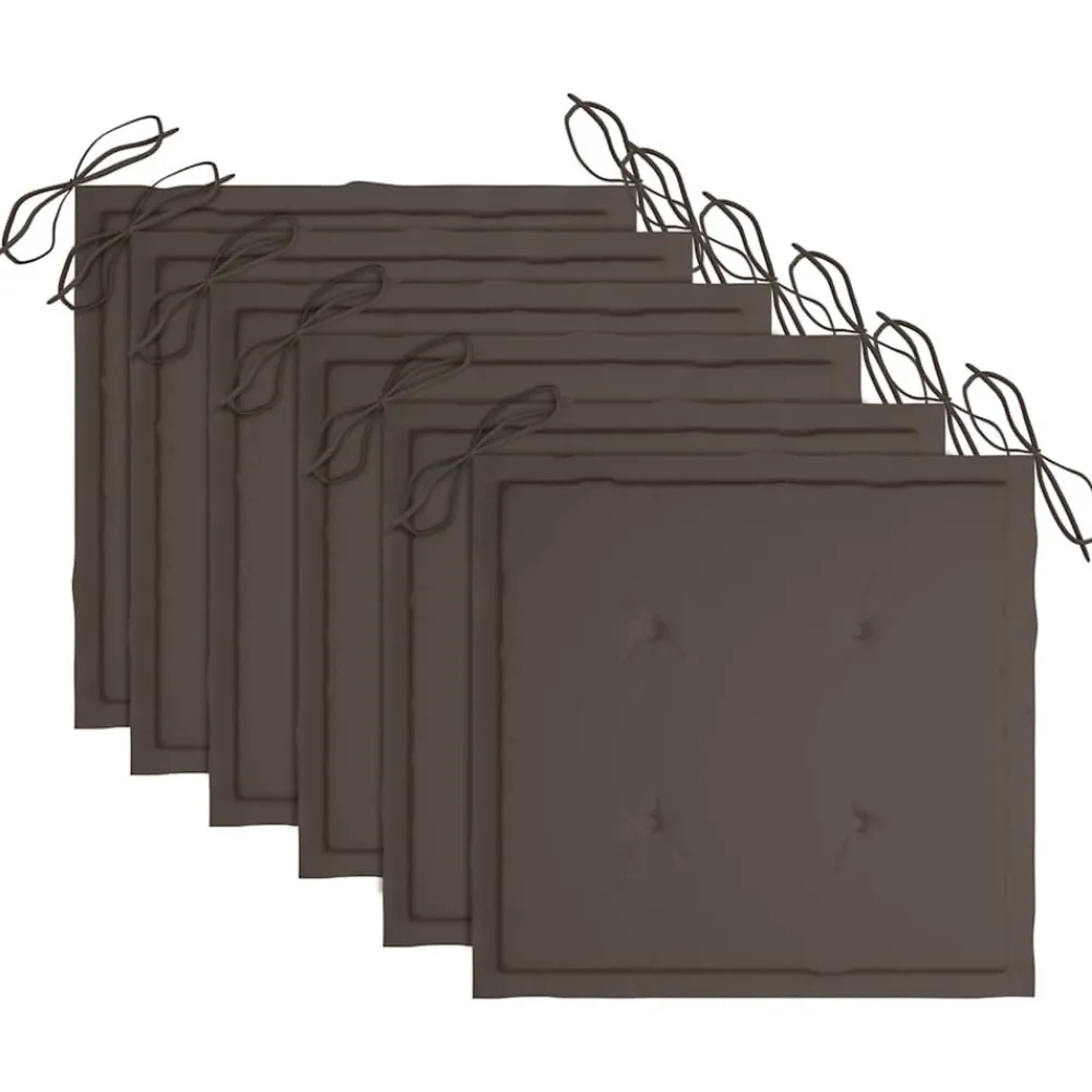 Maison Exclusive - Chaises pliables d'extérieur lot de 6 et coussins bois d'acacia Online