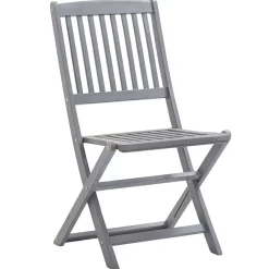 Maison Exclusive - Chaises pliables d'extérieur lot de 8 et coussins bois d'acacia Clearance