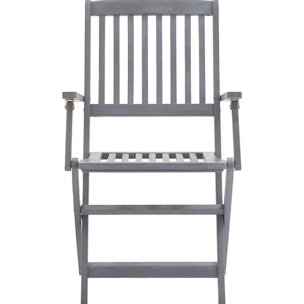 Maison Exclusive - Chaises pliables d'extérieur lot de 4 et coussins bois d'acacia