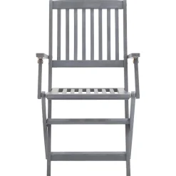 Maison Exclusive - Chaises pliables d'extérieur lot de 6 et coussins bois d'acacia