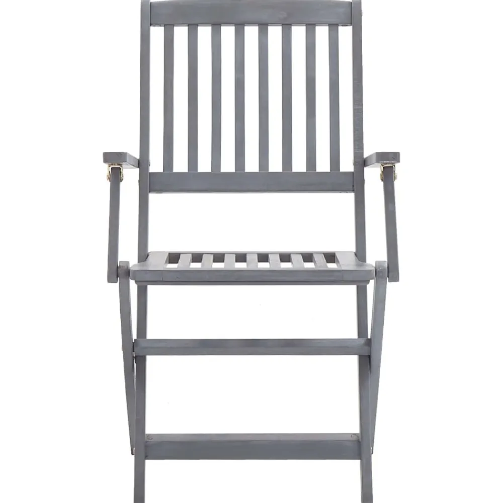 Maison Exclusive - Chaises pliables d'extérieur lot de 6 et coussins bois d'acacia
