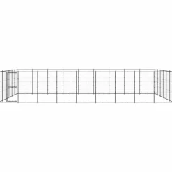 Maison Exclusive - Chenil d'extérieur pour chiens acier 65,34 m² Outlet