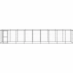 Maison Exclusive Niches, Paniers Et Transports | - Chenil extérieur acier avec toit 21,78 m²