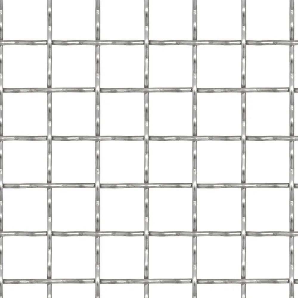Maison Exclusive - Clôture de jardin sertie acier inoxydable 100x85 cm 11x11x2 mm