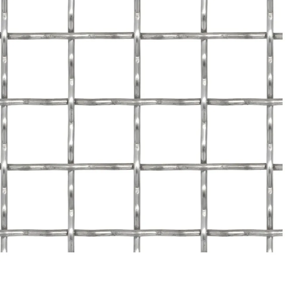 Maison Exclusive - Clôture de jardin sertie acier inoxydable 100x85 cm 11x11x2 mm